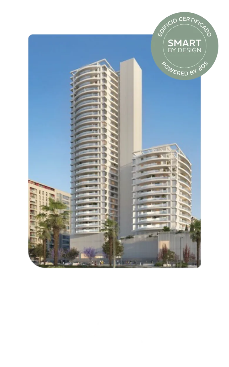 Ikon, promoción de Kronos Homes, edificio certificado Smart by Design